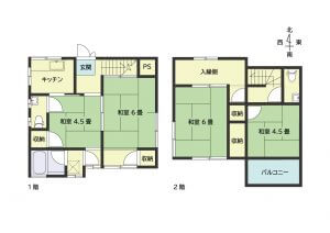 江戸川区松島1680万円 間取り